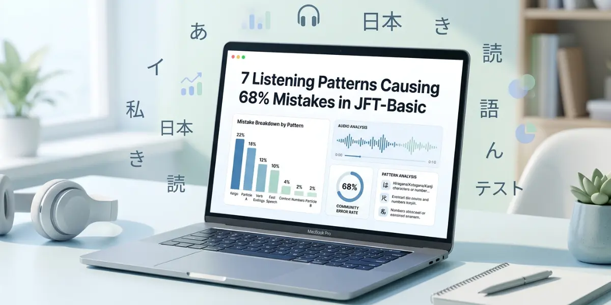 7 JFT-Basic Listening Mistakes Found in 5,284 Practice Attempts